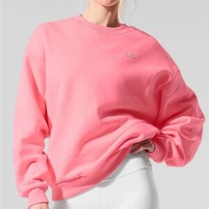 ALO Yoga Pink Sweatshirt